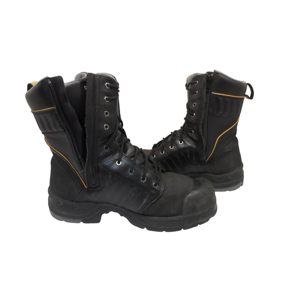 DAKOTA Men's 8" 8112 Quad Steel Toe Internal Metguard Work Boots Black Size 14M - Picture 6 of 9